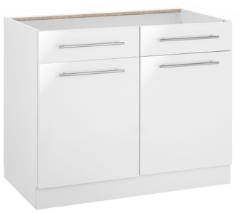 wiho Küchen, wiho Küchen Unterschrank »Flexi2«, Breite 100 cm, wiho Küchen Unterschrank »Flexi2«, Breite 100 cm
