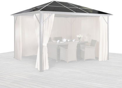 KONIFERA, KONIFERA Pavillonersatzdach »Aruba«, Dachplatten für »Aruba« 300x300 cm, KONIFERA Pavillon-Ersatzdach »Aruba«, Dachplatten für »Aruba« 300x300 cm