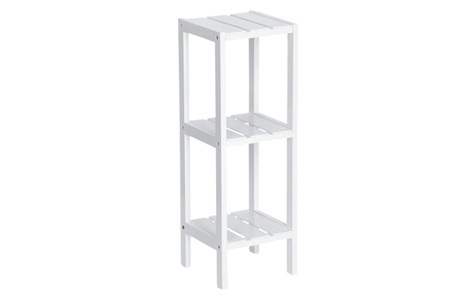 Zeller Present, Zeller Present Regal »3 Etagen 22 x 22 x 65 cm, Weiss«, Zeller Present Regal »3 Etagen 22 x 22 x 65 cm, Weiss«