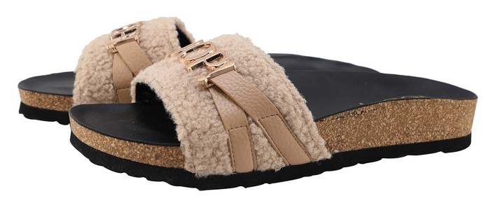 JOOP!, Joop! Pantolette »Peluche Sofi«, mit schöner JOOP!- Schmuckapplikation, 