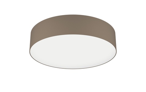 XXXLutz, XXXLutz LED-DECKENLEUCHTE 35 W 57/15 cm , 900441* Romaro-Z , Weiss, Taupe , Metall, Kunststoff, Textil , 15 cm , matt,matt,Textilgeflecht , 003348229601, EGLO LED Deckenleuchte »Connect«, 1 flammig
