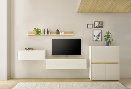 INOSIGN Büromöbel-Set »CiTY/GiRON«, (Set, 4 St.), Wandsekretär, Home Office