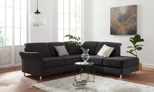 sit&more Ecksofa, inklusive Federkern, wahlweise mit Kopfteilverstellung, Bettfunktion und Stauraum