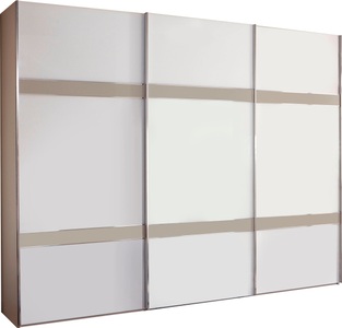Wiemann, WIEMANN Schwebetürenschrank »Rialto«, WIEMANN Schwebetürenschrank »Rialto«, hochwertige Glasfront mit Querriegeln