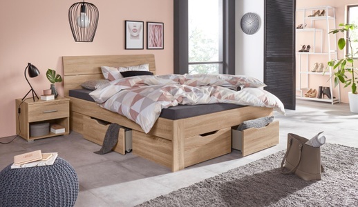 rauch BLUE, rauch BLUE Bett »Flexx«, inklusive Schubkästen, rauch Bett »Flexx«, inklusive Schubkästen