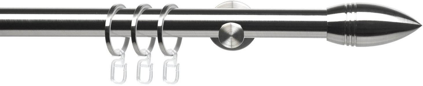 LIEDECO, Gardinenstange, »CELBULLE01SG1L«, Liedeco, Fixmaß, Liedeco Gardinenstange »CELBULLE01SG1L«, 1 läufig-läufig, Fixmass, 1-läufig im Fixmass Ø 25 mm