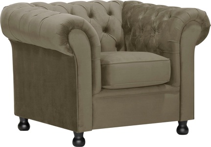 HOME AFFAIRE, Home affaire Sessel »Chesterfield Home«, mit edler Knopfheftung und typischen Armlehnen, Home affaire Sessel »Chesterfield Home«, mit edler Knopfheftung und typischen Armlehnen