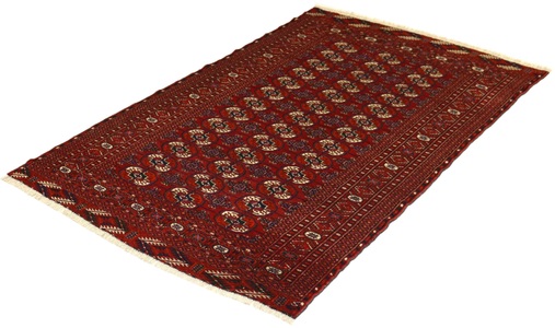 MorgenLand, morgenland Wollteppich »Afghan Teppich handgeknüpft rot«, rechteckig, 7 mm Höhe, 