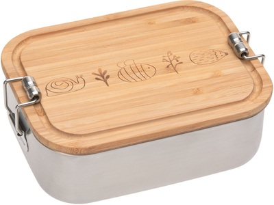 Lässig, Lässig Edelstahl-Brotdose GARDEN EXPLORER (18x12,7x6), Edelstahl-Brotdose GARDEN EXPLORER (18x12 7x6)