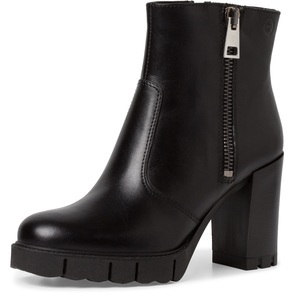 Tamaris High-Heel-Stiefelette, mit kleinem Stretcheinsatz für mehr Komfort