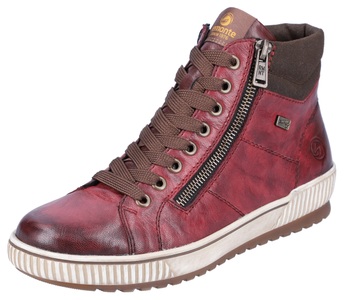 Remonte, Remonte Winterboots, mit gepolstertem Schaftrand, Remonte Damen Schnürschuh Rot