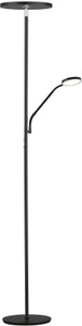 FH LIGHTING, LED-Stehleuchte Fabi mit Leselampe, schwarz matt, easy! BY FHL LED Stehlampe »Fabi«, 2 flammig, Leuchtmittel LED-Modul LED fest integriert, Dimmbar, CCT Steuerung