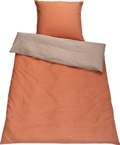 SETEX Wendebettwäsche »Chambray«, (2 tlg.), mit Wendefunktion
