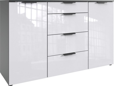 Wimex Kombikommode »level36 D by fresh to go«, mit lackierten Hochglanz-Fronten, soft-close Funktion, 135cm breit