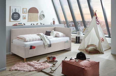 meise.möbel, meise.möbel Kinderbett »COOL II«, Polsterbett wahlweise mit Bettkasten, Jugendbett inkl. USB Anschlüsse, meise.möbel Kinderbett »COOL II«, Polsterbett wahlweise mit Bettkasten, Jugendbett inkl. USB Anschlüsse
