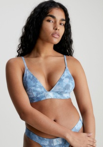 Calvin Klein Swimwear, Calvin Klein Swimwear Triangel-Bikini-Top »FIXED TRIANGLE-RP-PRINT«, mit Calvin Klein Markenlabel, 