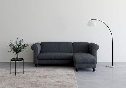 Dorel Home, Dorel Home Ecksofa »Felix II Schlafsofa 241cm (Liegefl. 108/195 cm), Recamiere tauschbar,«, verstellb. Rückenlehne, Sitzhöhe 46 cm, Cord, Dorel Home Ecksofa »Felix II, L-Form, Schlafsofa 241cm (Liegefl. 108/195 cm),« verstellb. Rückenlehne, Recamiere wechselbar, Cord