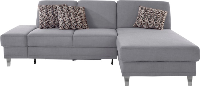 sit&more Ecksofa »Clio V«, wahlweise mit Bettfunktion oder Vorziehsitz und Bettkasten, Inklusive Federkern