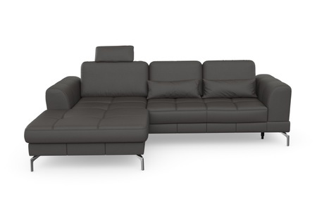 sit&more Ecksofa »Bendigo V«, inklusive Sitztiefenverstellung, Bodenfreiheit 15 cm, wahlweise in 2 unterschiedlichen Fussfarben