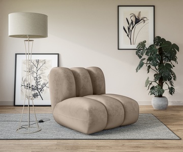 LeGer Home by Lena Gercke Sessel »Priya«, perfektes Einzelstück, gemütlich und modern, B/T/H: 90/106/84 cm