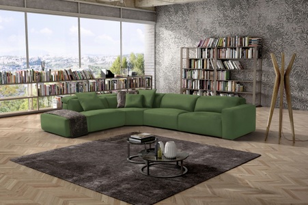 Egoitaliano, Egoitaliano Ecksofa »Beverly«, wahlweise mit elektrischer Relaxfunktion, Kopfteilverstellung, Egoitaliano Ecksofa »Beverly, extravangantes Designsofa mit erstklassigem Sitzkomfort«, wahlweise mit elektrischer Relaxfunktion, Kopfteilverstellung