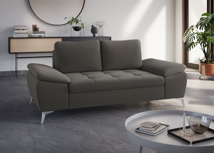 sit&more 2-Sitzer, mit hochwertigen Metallfüssen