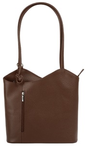 CLUTY, Cluty Cityrucksack, echt Leder, Made in Italy, Cluty Cityrucksack, echt Leder, Made in Italy