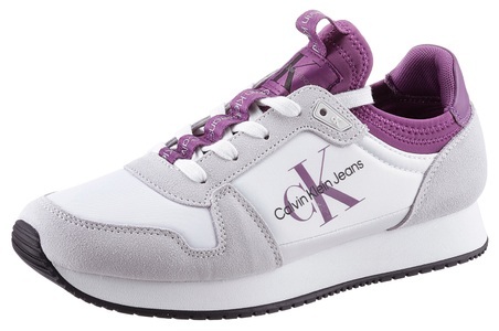 CALVIN KLEIN JEANS, Calvin Klein Runner Damen Sneaker Weiss, 