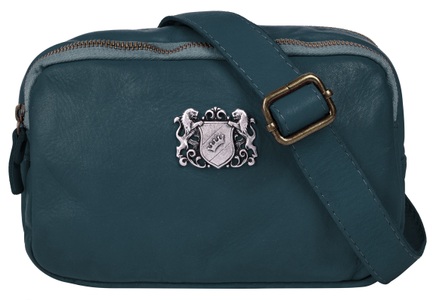 SAMANTHA LOOK, Samantha Look Umhängetasche, (1 tlg.), echt Leder, Made in Italy, Samantha Look Umhängetasche, echt Leder, Made in Italy