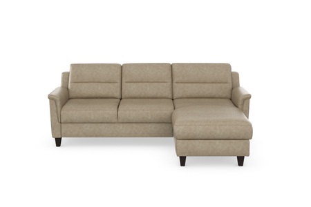 sit&more Ecksofa »Farö«, inklusive Federkern, mit wengefarbenen Füssen, wahlweise mit Bettfunktion und Bettkasten
