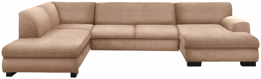 HOME AFFAIRE, Home affaire Wohnlandschaft »Nika«, Wohnlandschaft, MELROSE®, PRIMABELLE® oder Struktur, wahlweise mit Bettfunktion, 
