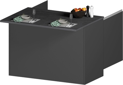 Kochstation Kücheninsel »KS-Sole«, Breite 125 cm, ohne E-Geräte