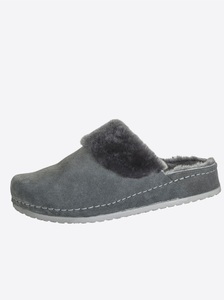MUBB, Mubb Pantolette mit flauschigem BEsatz, MUBB Pantolette