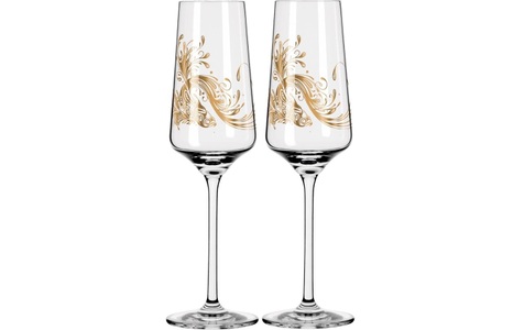 Ritzenhoff, Roséhauch Prosecco-Set #1, Ritzenhoff Champagnerglas »Set Roséh«, (2 tlg.)