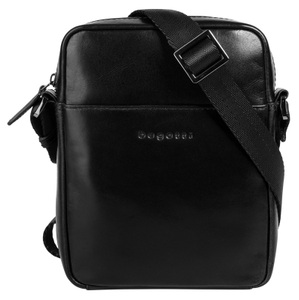 Bugatti, bugatti Umhängetasche »ROMANO«, Romano Schultertasche klein Schwarz