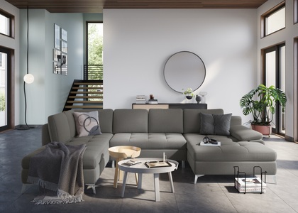 sit&more Wohnlandschaft, mit Recamiere, wahlweise mit Bettfunktion und Bettkasten