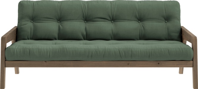 Karup Design, Karup Design Schlafsofa »Grab«, Mit Holzstruktur, inkl. Futonmatratze, Liegefläche 130x190 cm, Karup Design Schlafsofa, Mit Holzstruktur, inkl. Futonmatratze, Liegefläche 130x190 cm