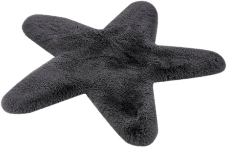 calo-deluxe, calo-deluxe Kinderteppich »Kids-500«, sternförmig, 36 mm Höhe, Kunstfell, Motiv Stern, 
