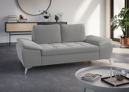 sit&more 2-Sitzer, mit hochwertigen Metallfüssen