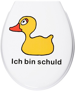 ADOB, ADOB WC-Sitz »Ente«, Absenkautomatik, zur Reinigung abnehmbar, ADOB WC-Sitz »Ente«, Absenkautomatik, zur Reinigung abnehmbar
