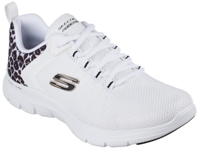 Skechers, Skechers Sneaker »FLEX APPEAL 4.0 - WILD BALLAD«, in veganer Verarbeitung, Skechers Flex Advantage Damen Sneaker Weiss