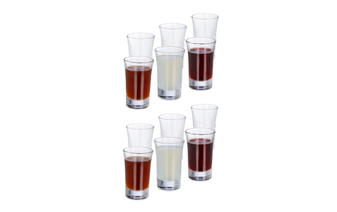 relaxdays, relaxdays Schnapsglas »4 cl 12 Stück«