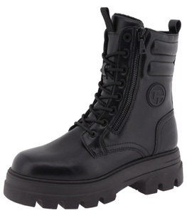 Tom Tailor, TOM TAILOR Schnürboots, mit Zierreissverschluss aussen, in Komfortweite G, 