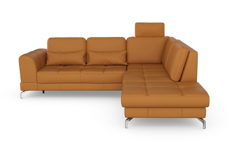 sit&more Ecksofa »Bendigo V«, inklusive Sitztiefenverstellung, Bodenfreiheit 12 cm, wahlweise in 2 unterschiedlichen Fussfarben