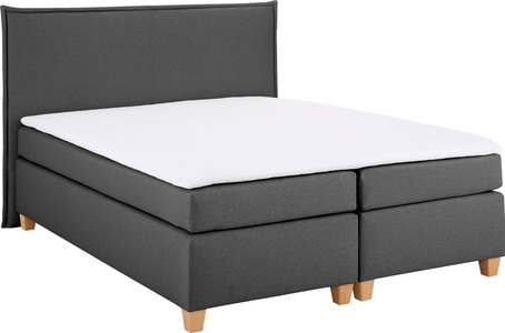 HOME AFFAIRE, Home affaire Boxspringbett »Houssay«, inkl. Topper, 5 Breiten, 2 Härtegraden auch in Überlänge 220 cm, Home affaire Boxspringbett »Houssay«, inkl. Topper, 5 Breiten, 2 Härtegraden auch in Überlänge 220 cm