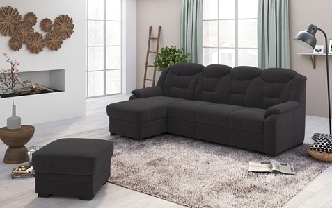 Cotta, COTTA Ecksofa »Marcus L-Form«, Bequemes Ecksofa in klassischem Design mit hoher Rückenlehne, COTTA Ecksofa »Marcus L-Form«, Bequemes Ecksofa in klassischem Design mit hoher Rückenlehne