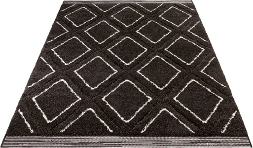 MINT RUGS, MINT RUGS Designteppich »Colin«, rechteckig, 22 mm Höhe, Hoch-Tief Struktur, sehr weicher Flor, Wohnzimmer, Schlafzimmer, Robust, Pflegeleicht, ringsum gekettelt, 