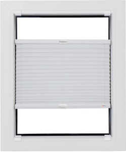 SUNLINES, sunlines Plissee »Budget Crepe«, Lichtschutz, ohne Bohren, verspannt, Haftfix, glatt, sunlines Plissee »Budget Crepe«, Lichtschutz, ohne Bohren, verspannt, Haftfix, glatt