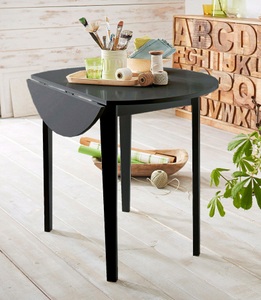 HOME AFFAIRE, Home affaire Esstisch, mit abklappbaren Seitenteilen, in zwei verschiedenen Farbvarianten, Höhe 77 cm, Home affaire Esstisch, mit abklappbaren Seitenteilen, in zwei Farbvarianten, Höhe 77 cm