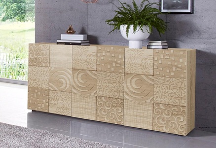 INOSIGN, INOSIGN Sideboard »Miro«, INOSIGN Sideboard »Miro«, Breite 181 cm mit dekorativem Siebdruck